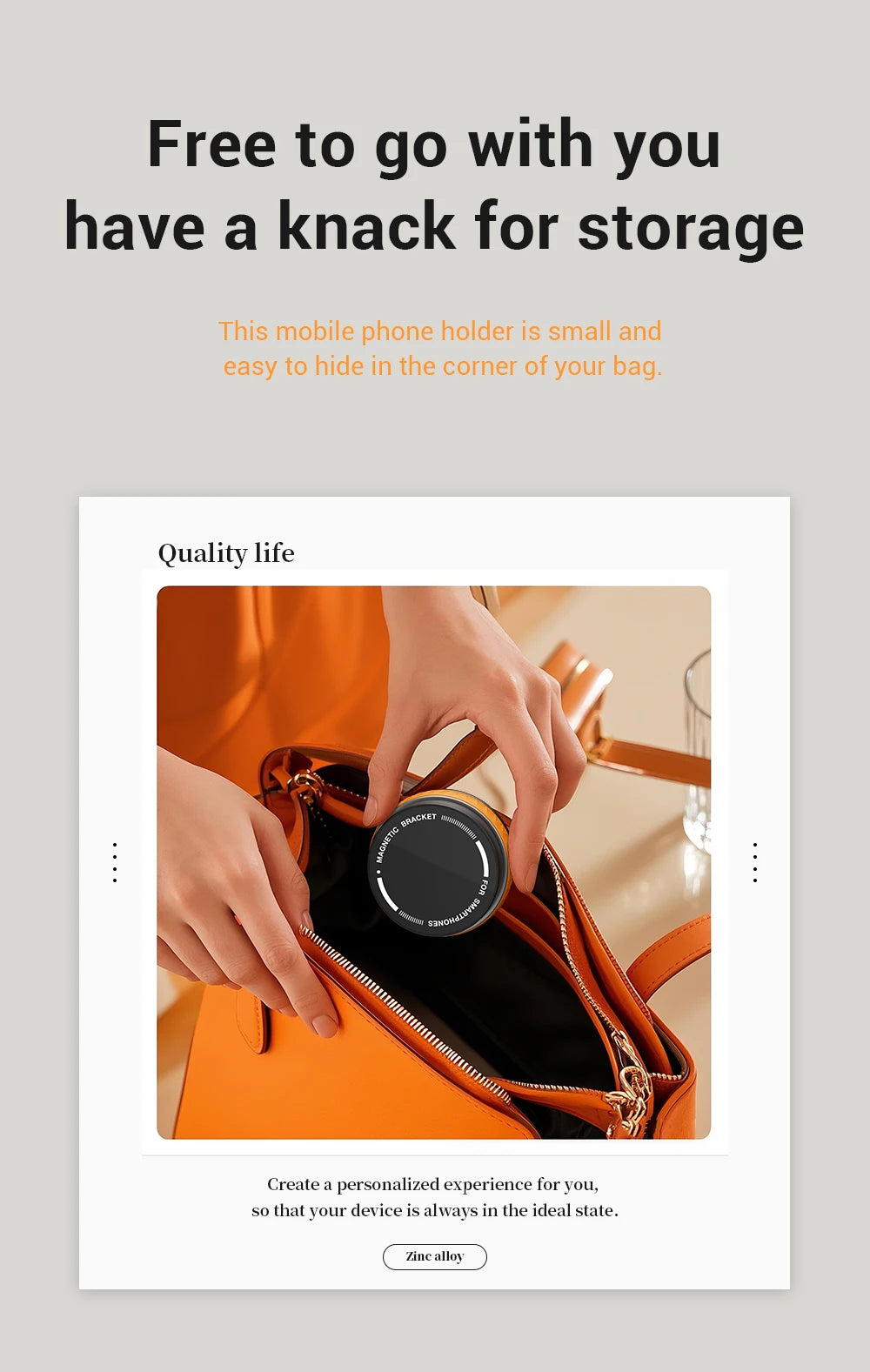 360° Magnetic Vacuum Suction Cup Holder For IPhone