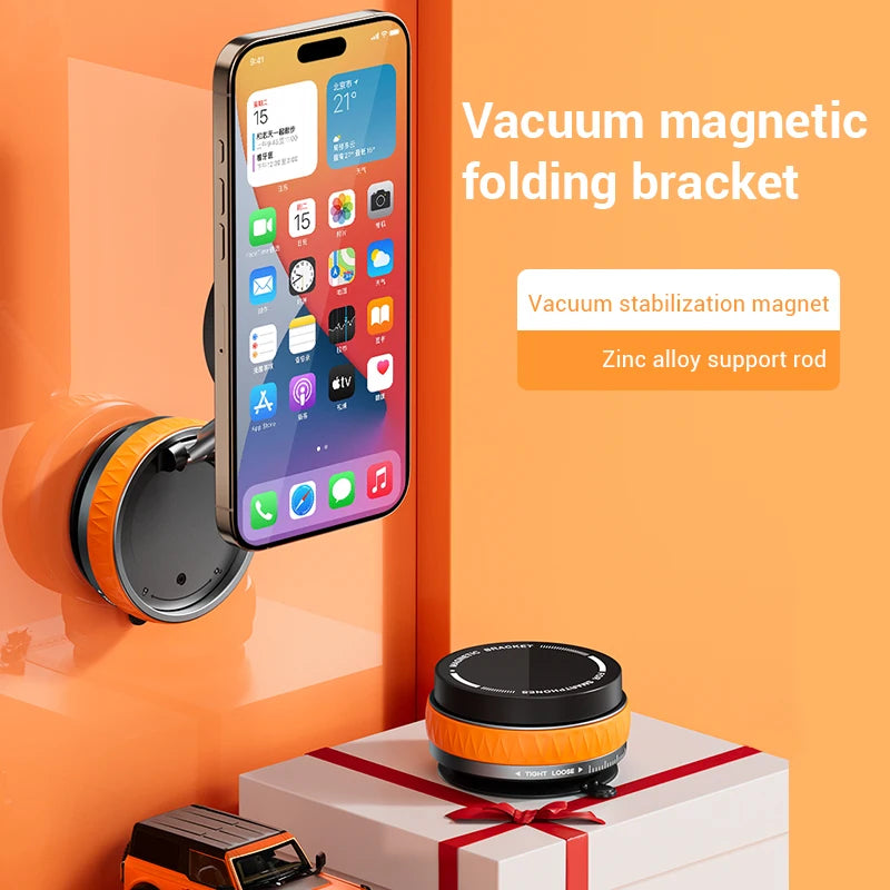 360° Magnetic Vacuum Suction Cup Holder For IPhone