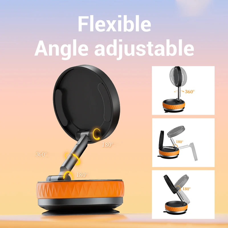 360° Magnetic Vacuum Suction Cup Holder For IPhone