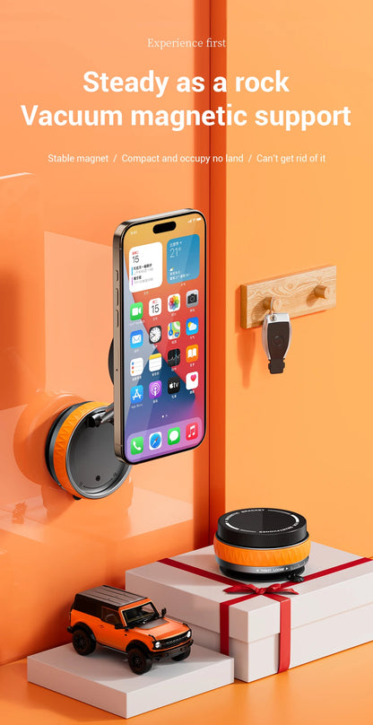 360° Magnetic Vacuum Suction Cup Holder For IPhone