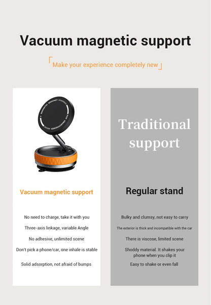 360° Magnetic Vacuum Suction Cup Holder For IPhone