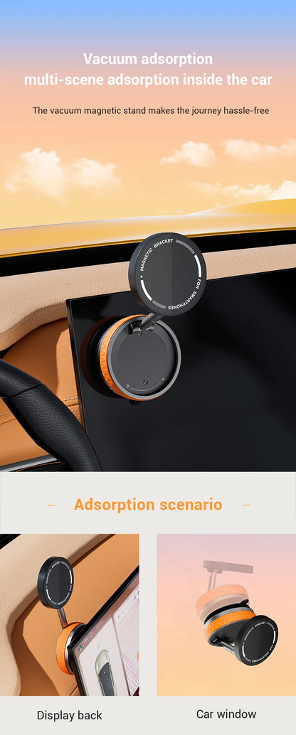 360° Magnetic Vacuum Suction Cup Holder For IPhone