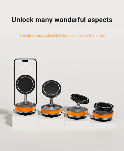 360° Magnetic Vacuum Suction Cup Holder For IPhone
